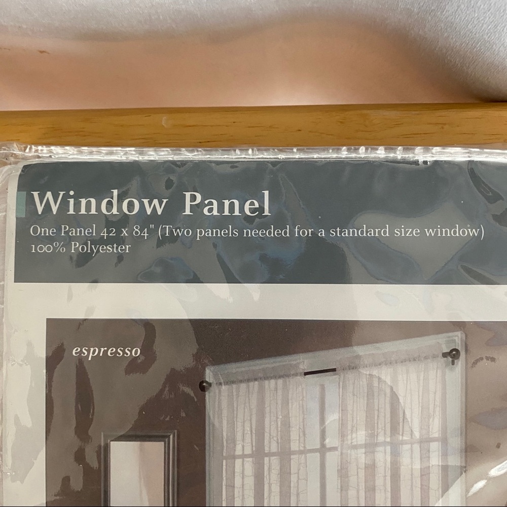 Apt 9 Espresso Window Panel - Picture 4 of 4